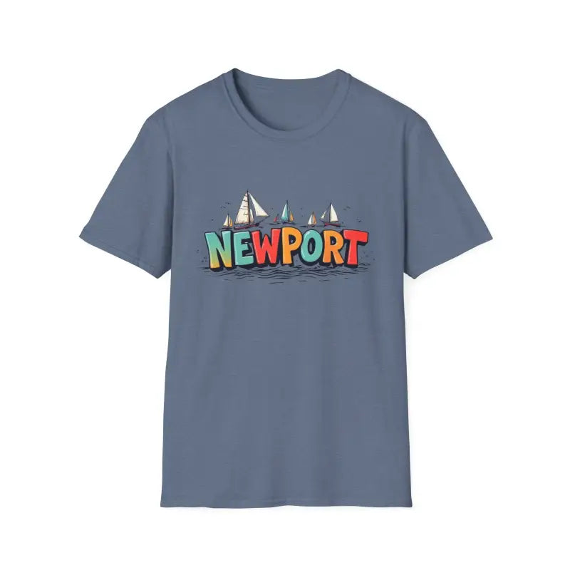 Ocean State Styles Newport Sailing Softstyle Unisex T Shirt