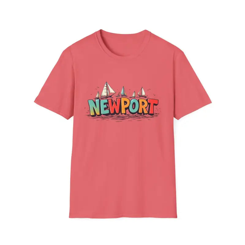 Ocean State Styles Newport Sailing Softstyle Unisex T Shirt