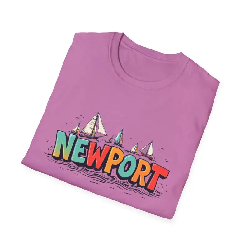 Ocean State Styles Newport Sailing Softstyle Unisex T Shirt