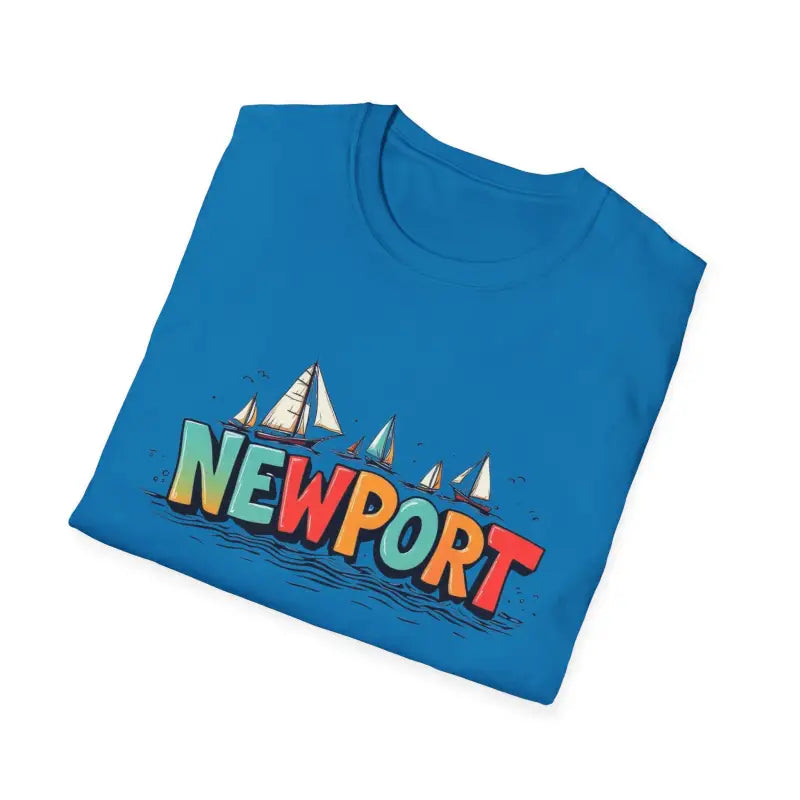 Ocean State Styles Newport Sailing Softstyle Unisex T Shirt