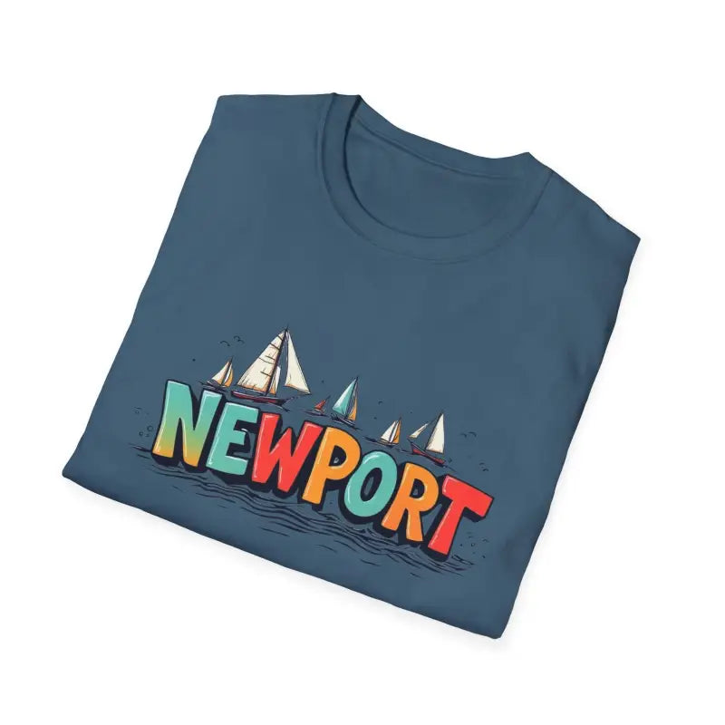 Ocean State Styles Newport Sailing Softstyle Unisex T Shirt