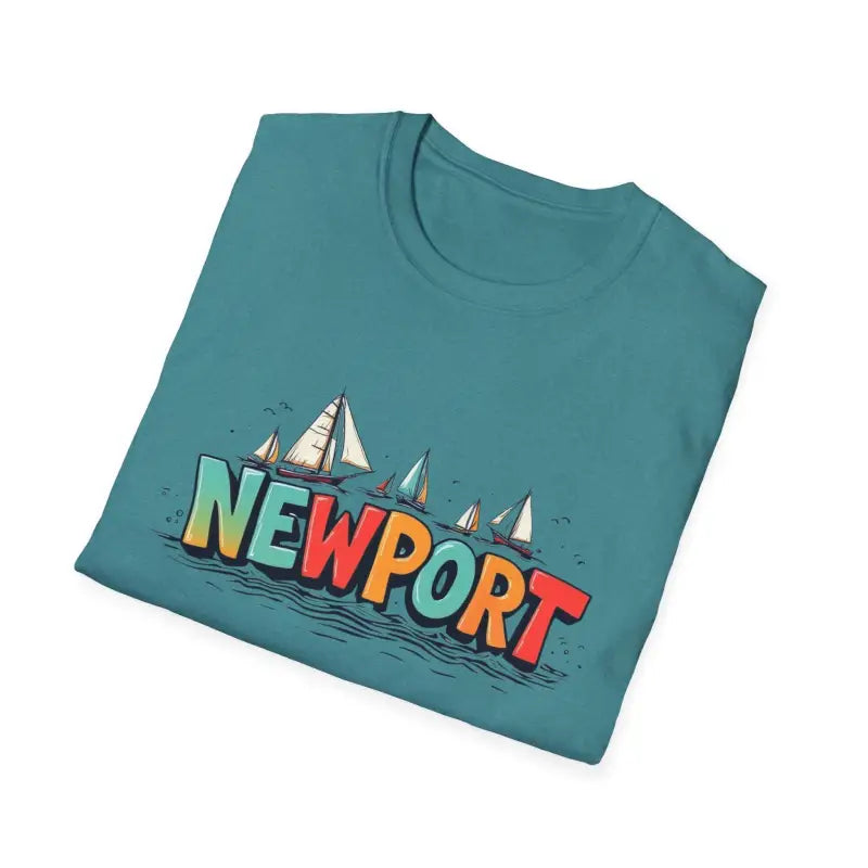 Ocean State Styles Newport Sailing Softstyle Unisex T Shirt