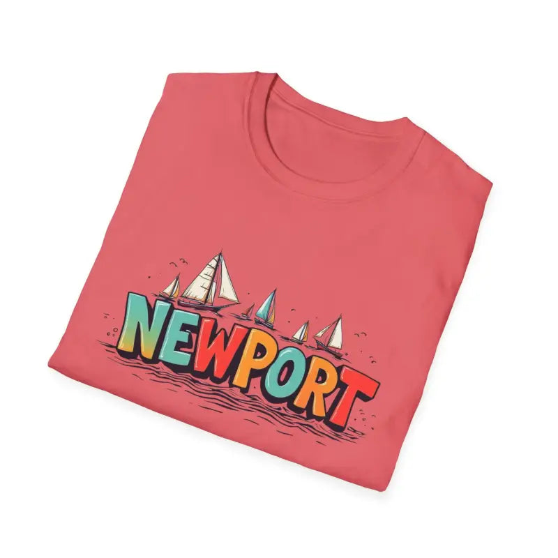 Ocean State Styles Newport Sailing Softstyle Unisex T Shirt