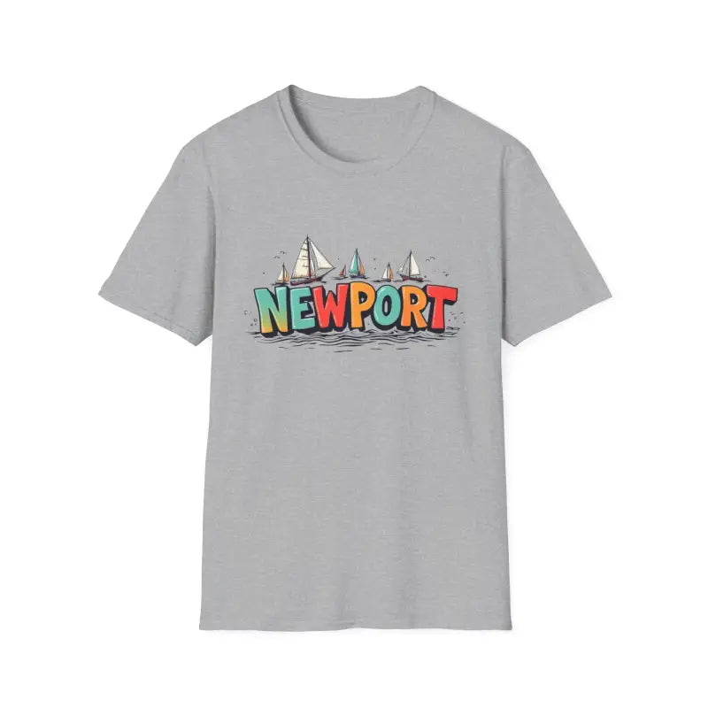 Ocean State Styles Newport Sailing Softstyle Unisex T Shirt