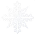 Glitter Snowflake 11 Inch Ornament - Heavy Sparkle - Die Cut