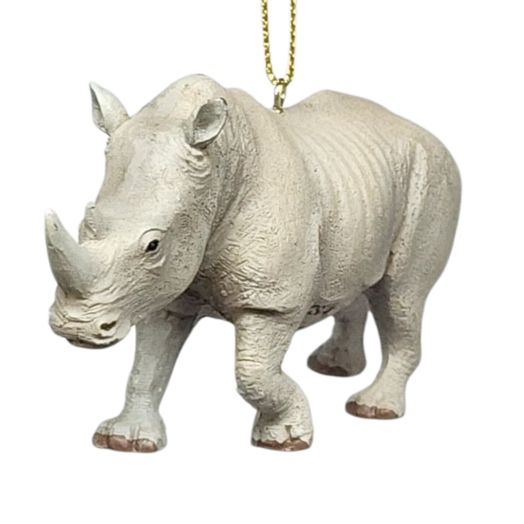 Safari Animal Ornament - Rhino