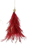 Department 56 Feather Tree Ornament - Red