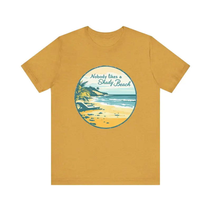 Ocean State Styles T Shirt Nobody Likes A Shady Beach Tee
