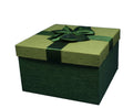 Elegant Square Gift Box - Green Medium