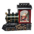 Santa's Whimsical Train Water Globe - Enchanting Holiday Decoration