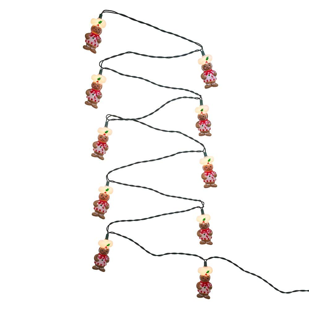 Kurt Adler Ul4322 Gingerbread Light Set