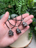 Obsidian Pegasus Choker Necklace
