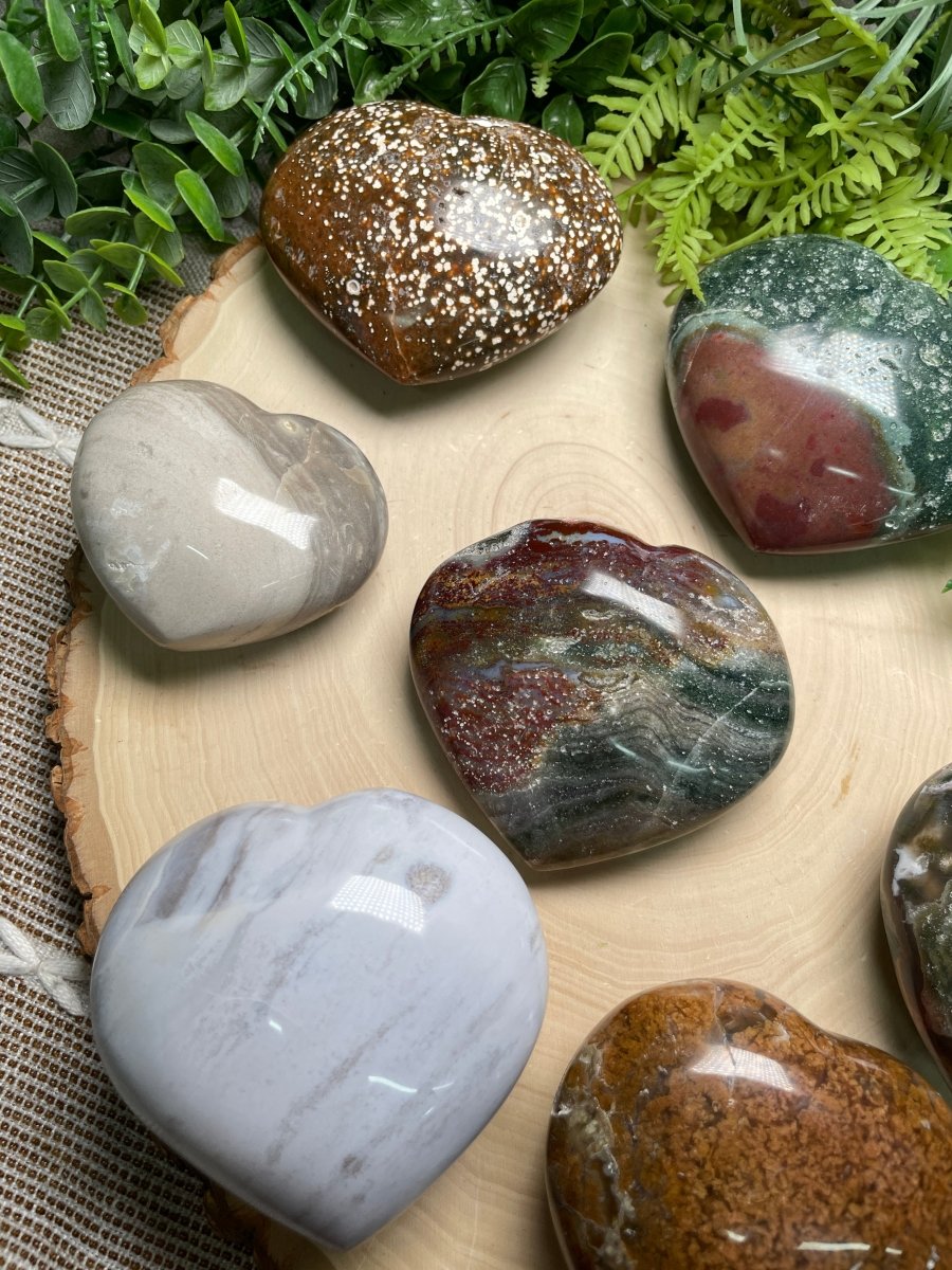 Ocean Jasper Heart
