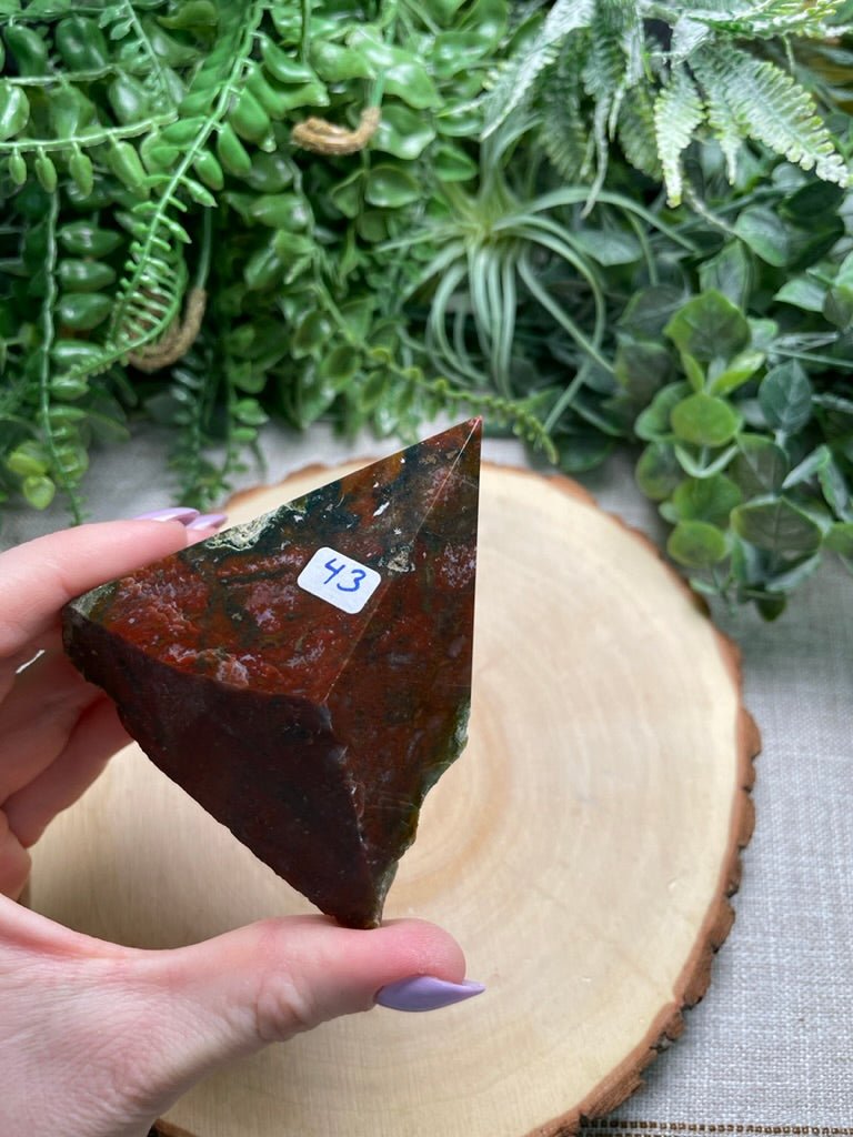 Ocean Jasper Pyramid