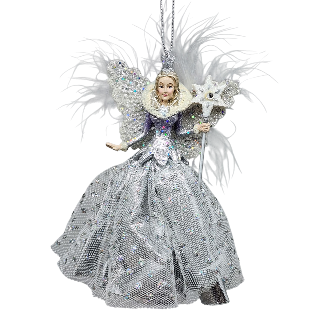 Lavender Snow Queen Ornament -