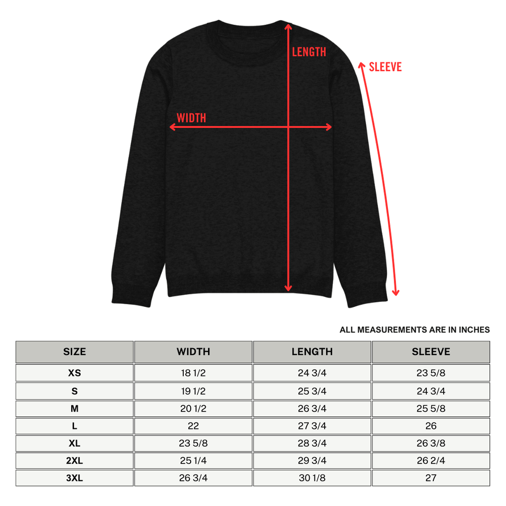 Skeleton Squad Knit Crew Neck Sweater