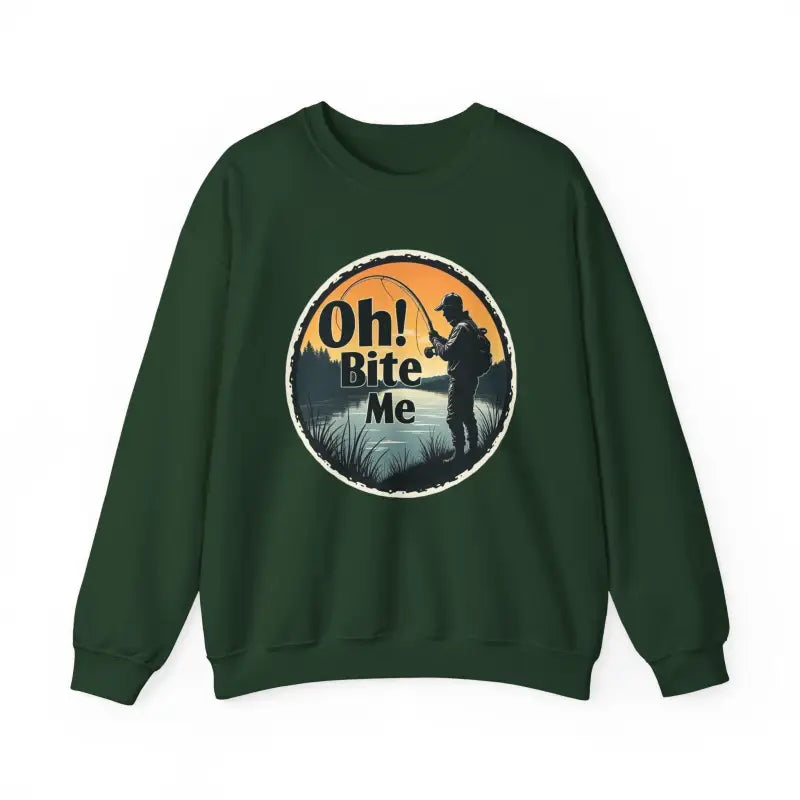 Ocean State Styles Sweatshirt Oh Bite Me Fishing Crewneck