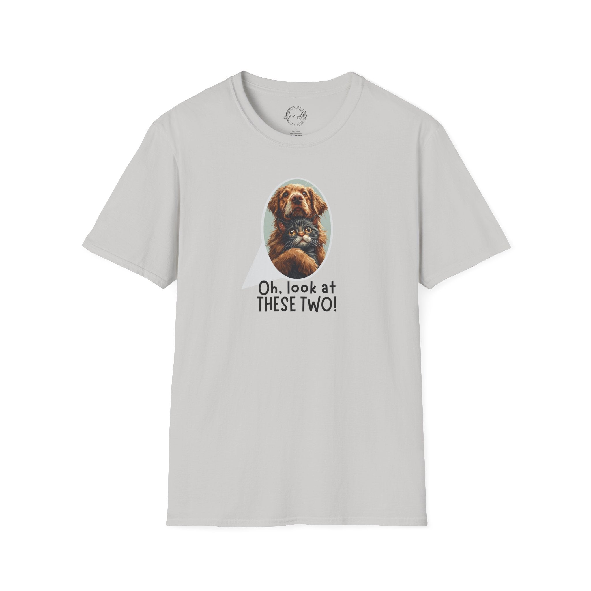 Oh Look at These Two T-Shirt - Unisex Softstyle Tee for Trendy Comfort