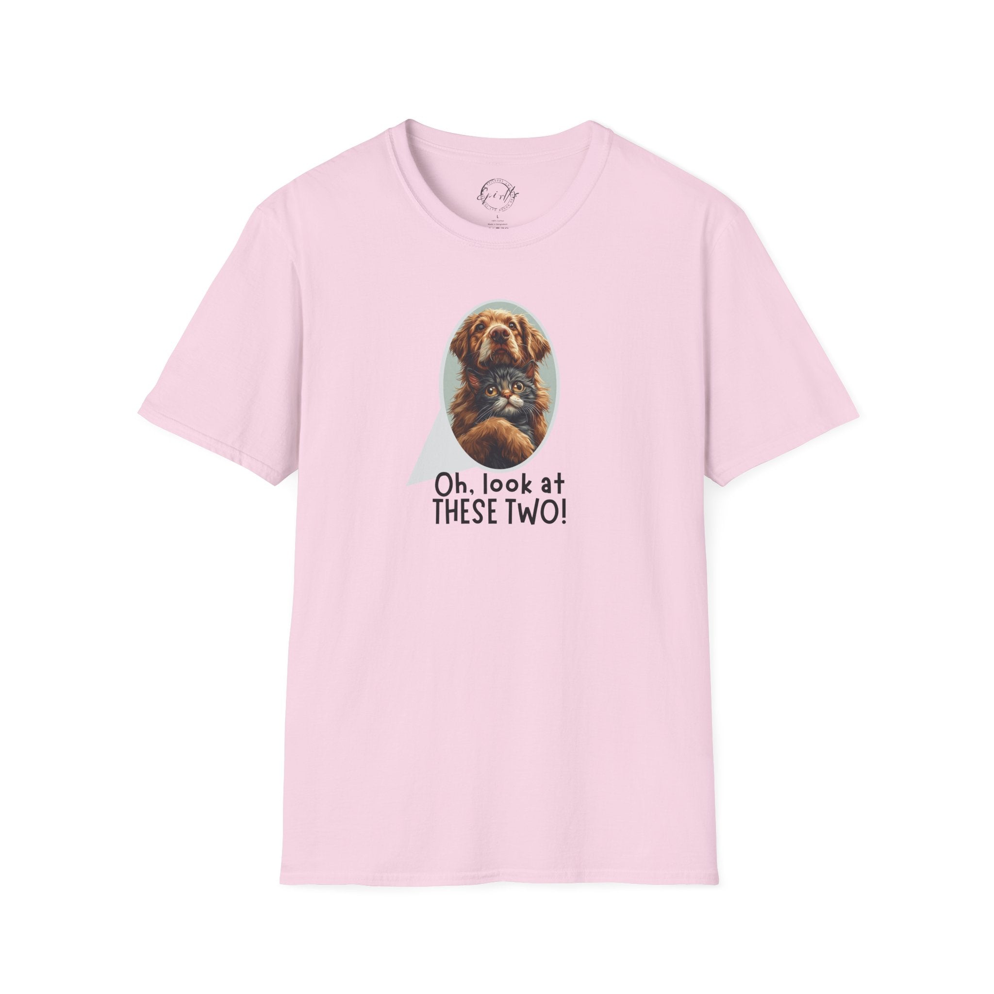 Oh Look at These Two T-Shirt - Unisex Softstyle Tee for Trendy Comfort