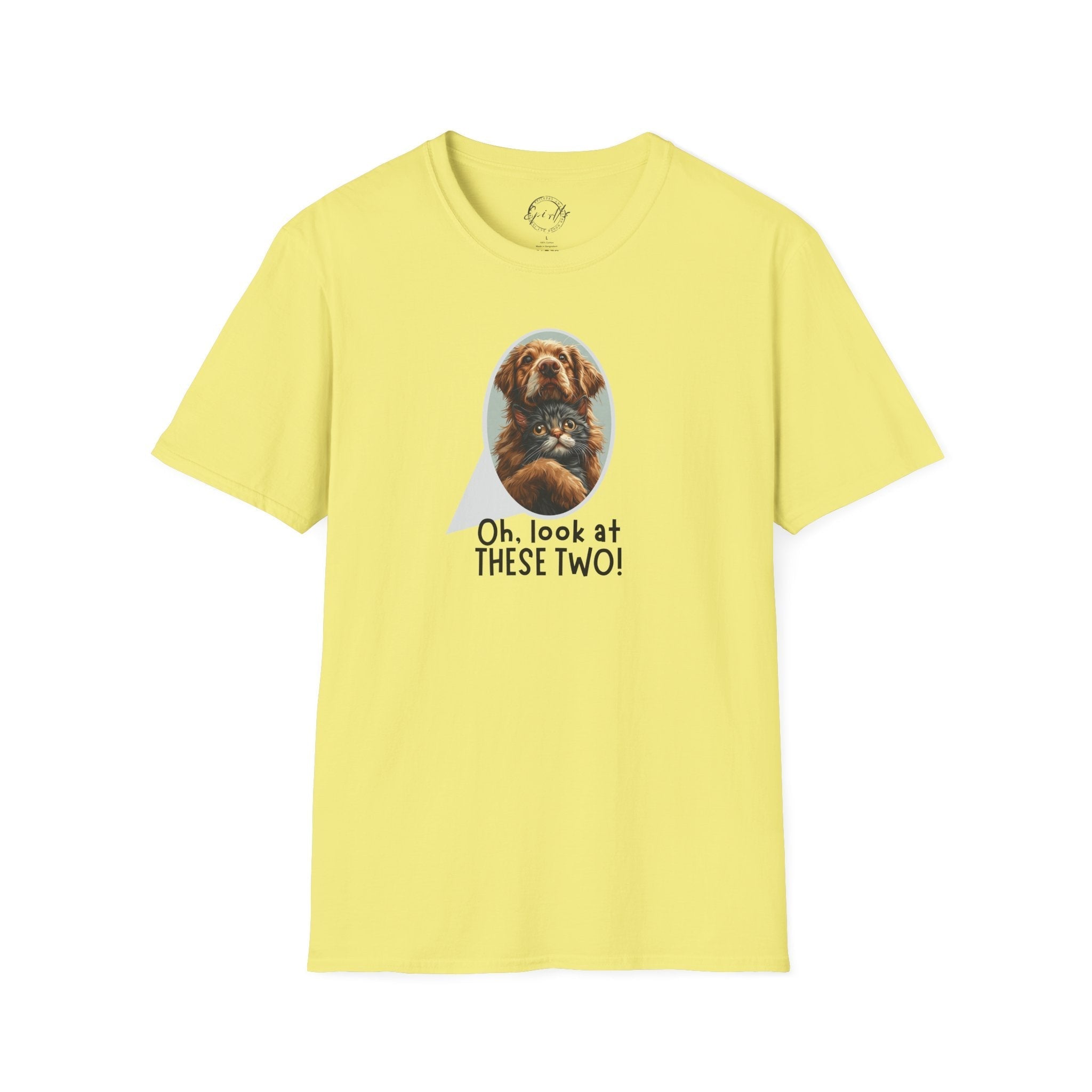 Oh Look at These Two T-Shirt - Unisex Softstyle Tee for Trendy Comfort