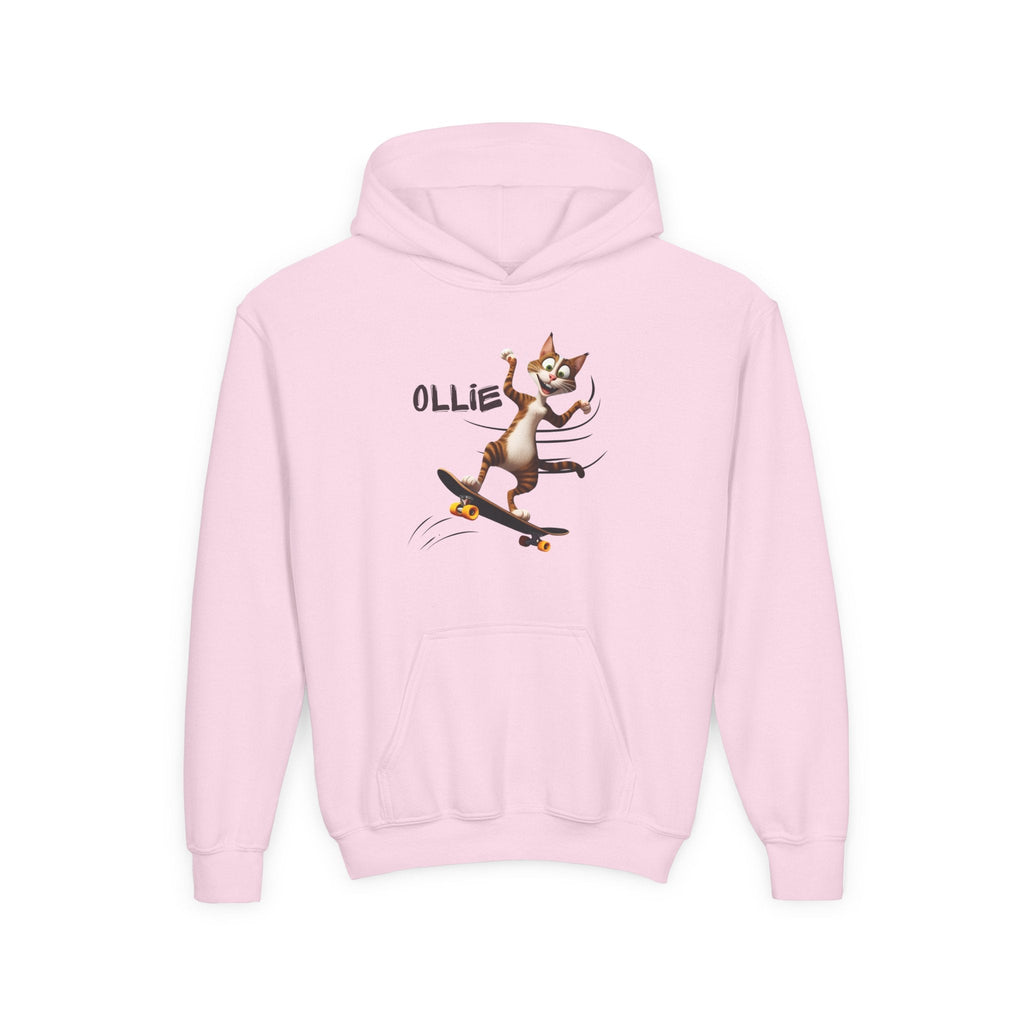 Ollie Cat Youth Hoodie - Cool & Fun Sweatshirt for Kids