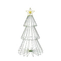 41" Lighted Metal Christmas Tree