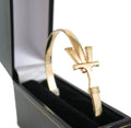14K Gold Vermont   Hook Bracelet - 5mm Band - 7 Inch