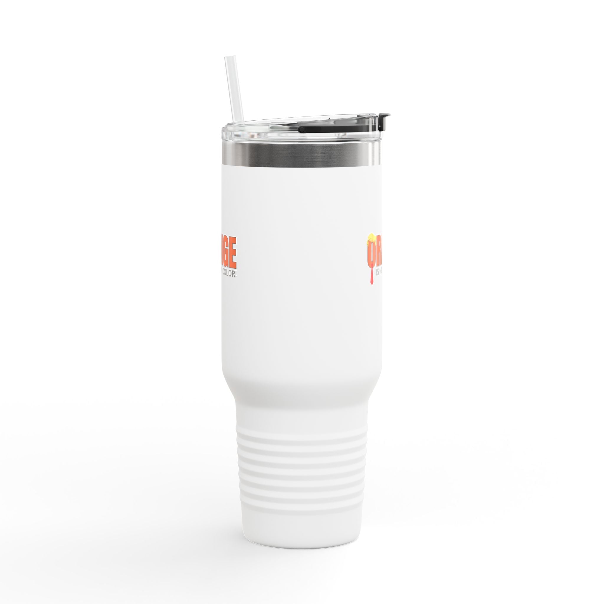 Orange Is Not My Color Insulated Travel Mug – 40oz Personal Drink Companion