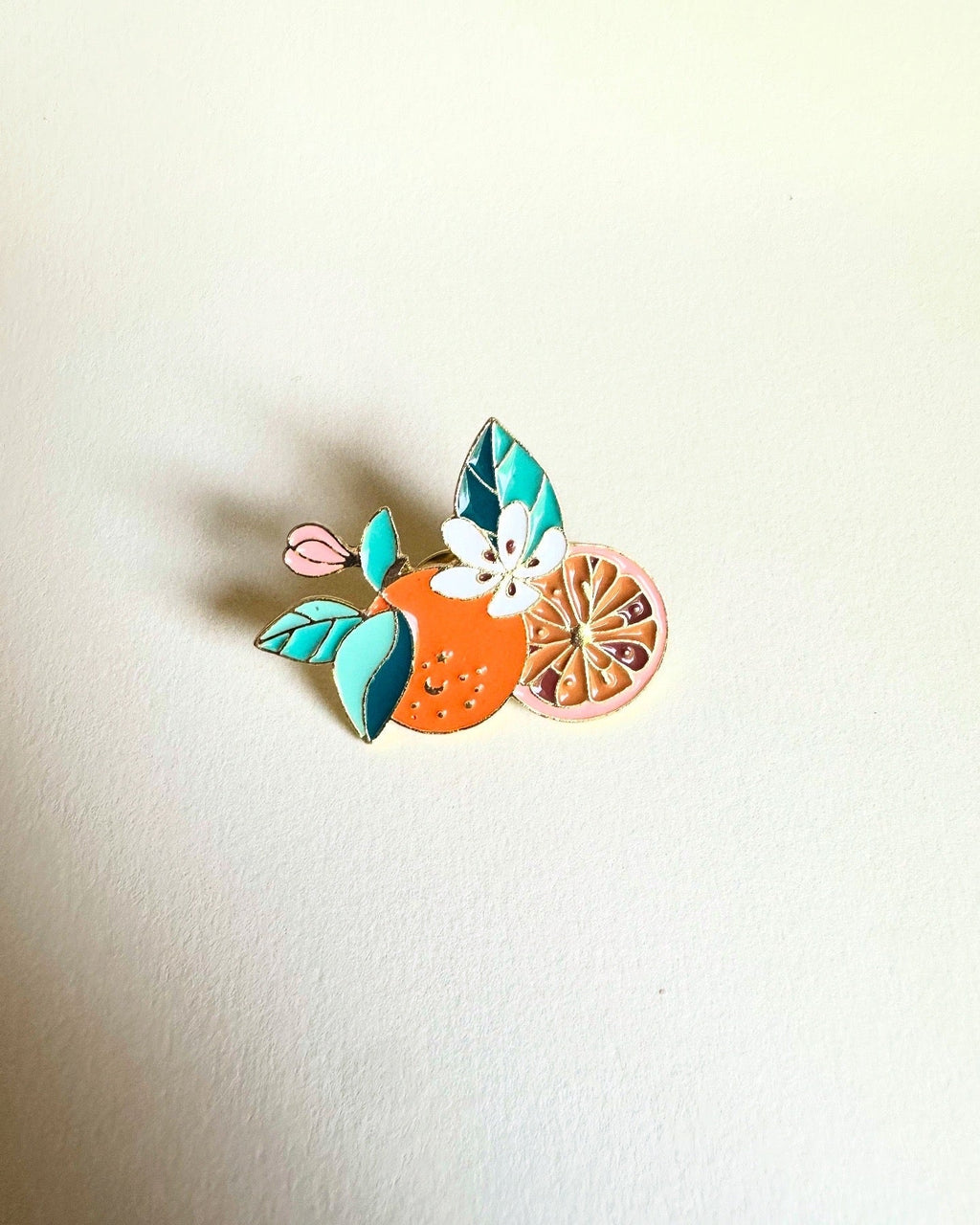 Orange You Glad You Like It Enamel Pin
