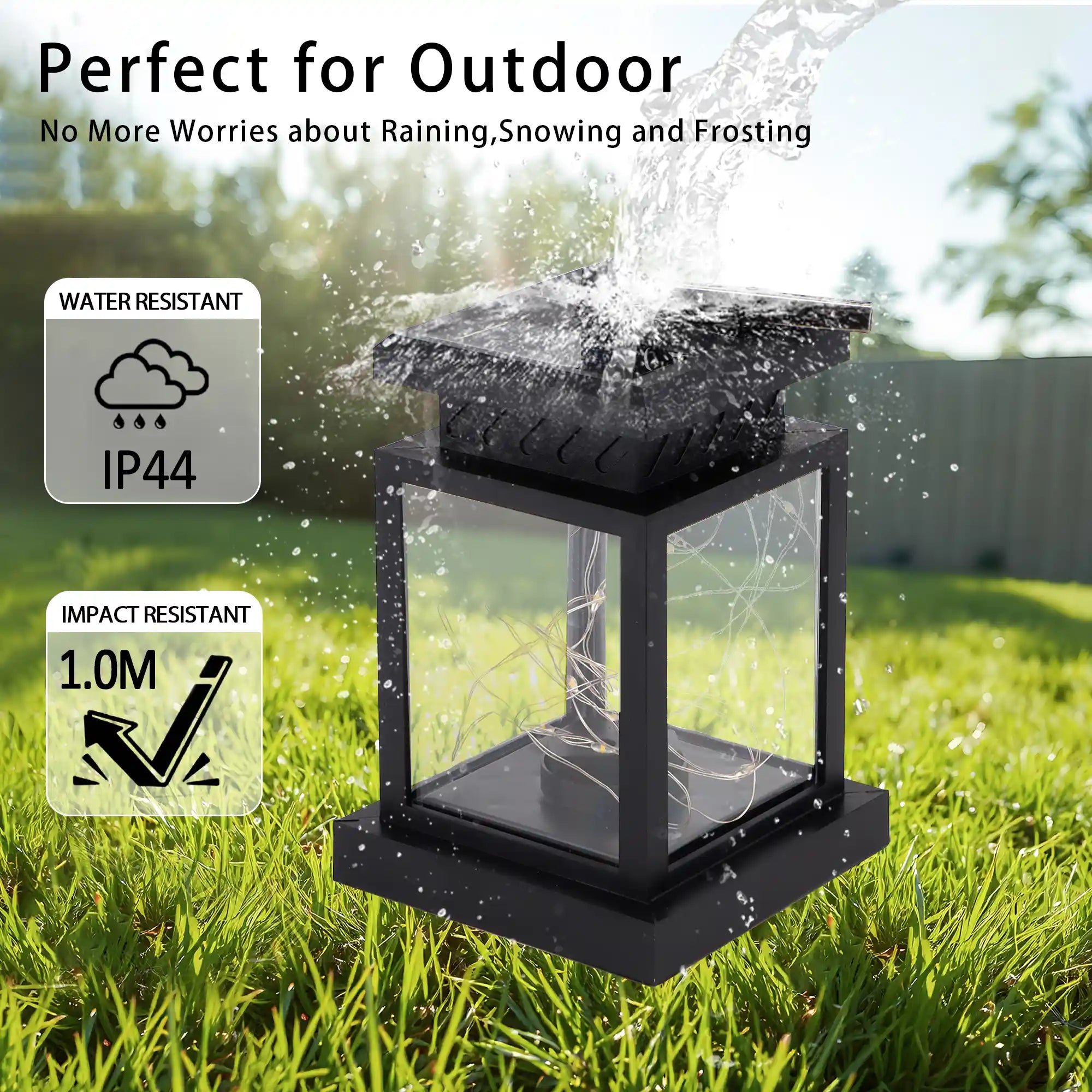 Set of 6 Solar Lantern Lights