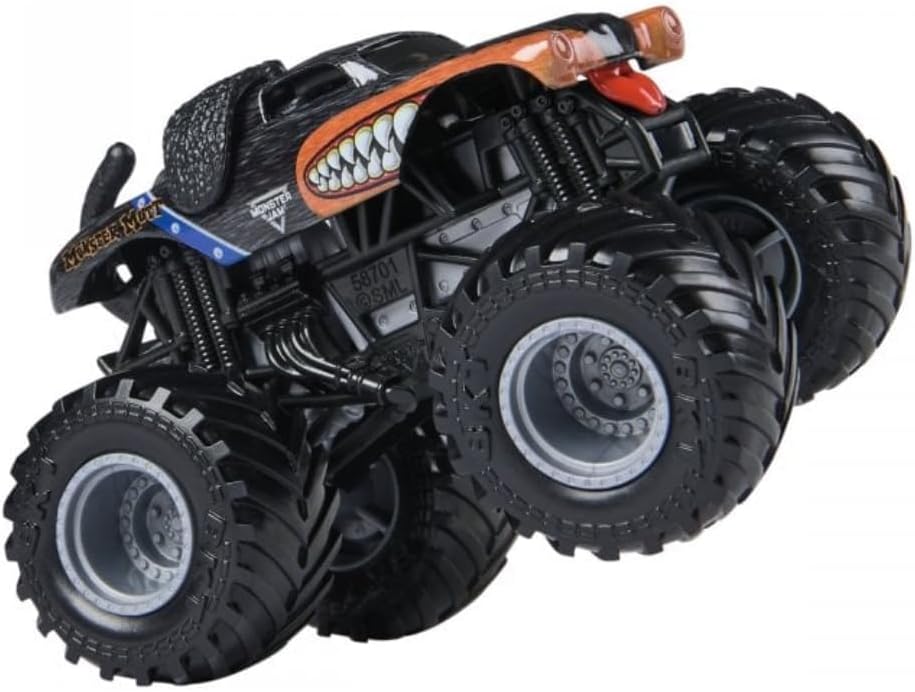 Monster Jam Official 1:64 Scale Monster Truck -  Monster Mutt Black
