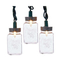 10-Light Clear Mason Jar Light Set