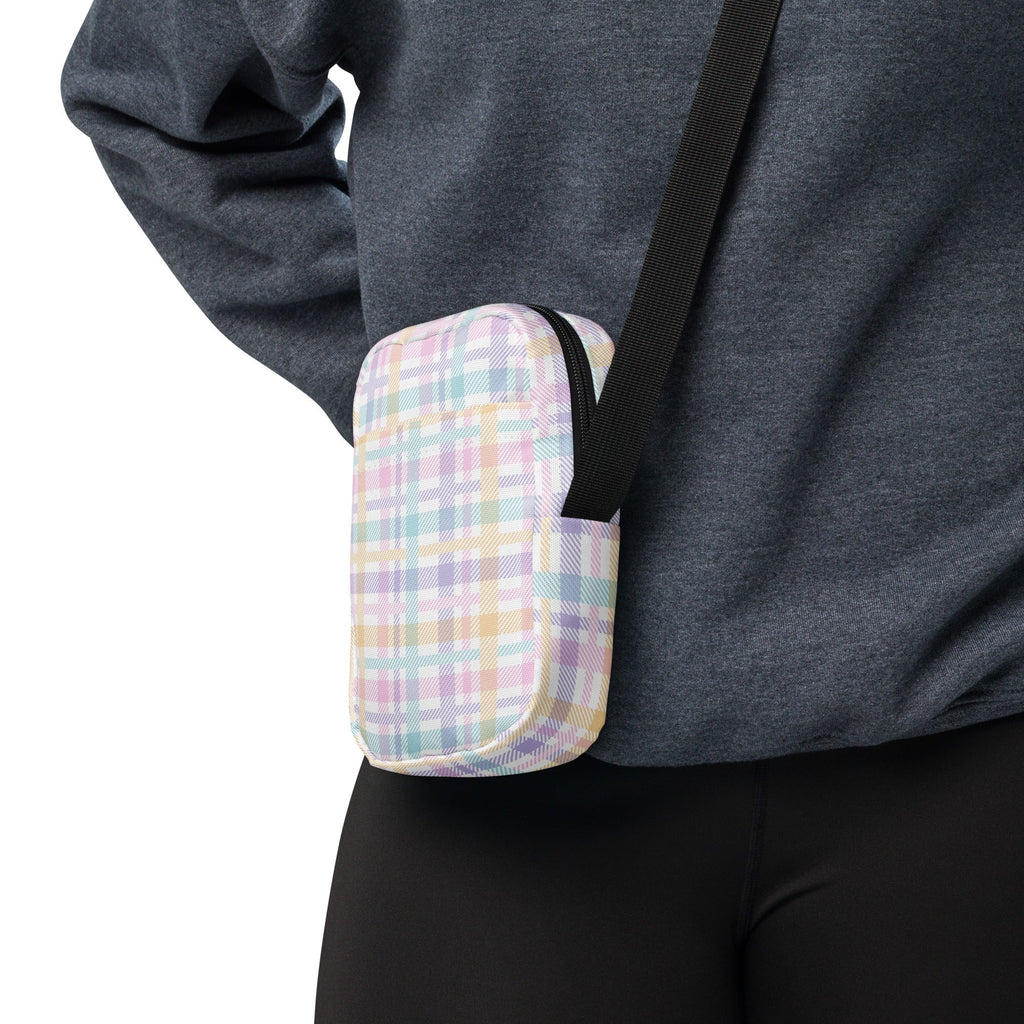 Pastel Plaid Crossbody Bag