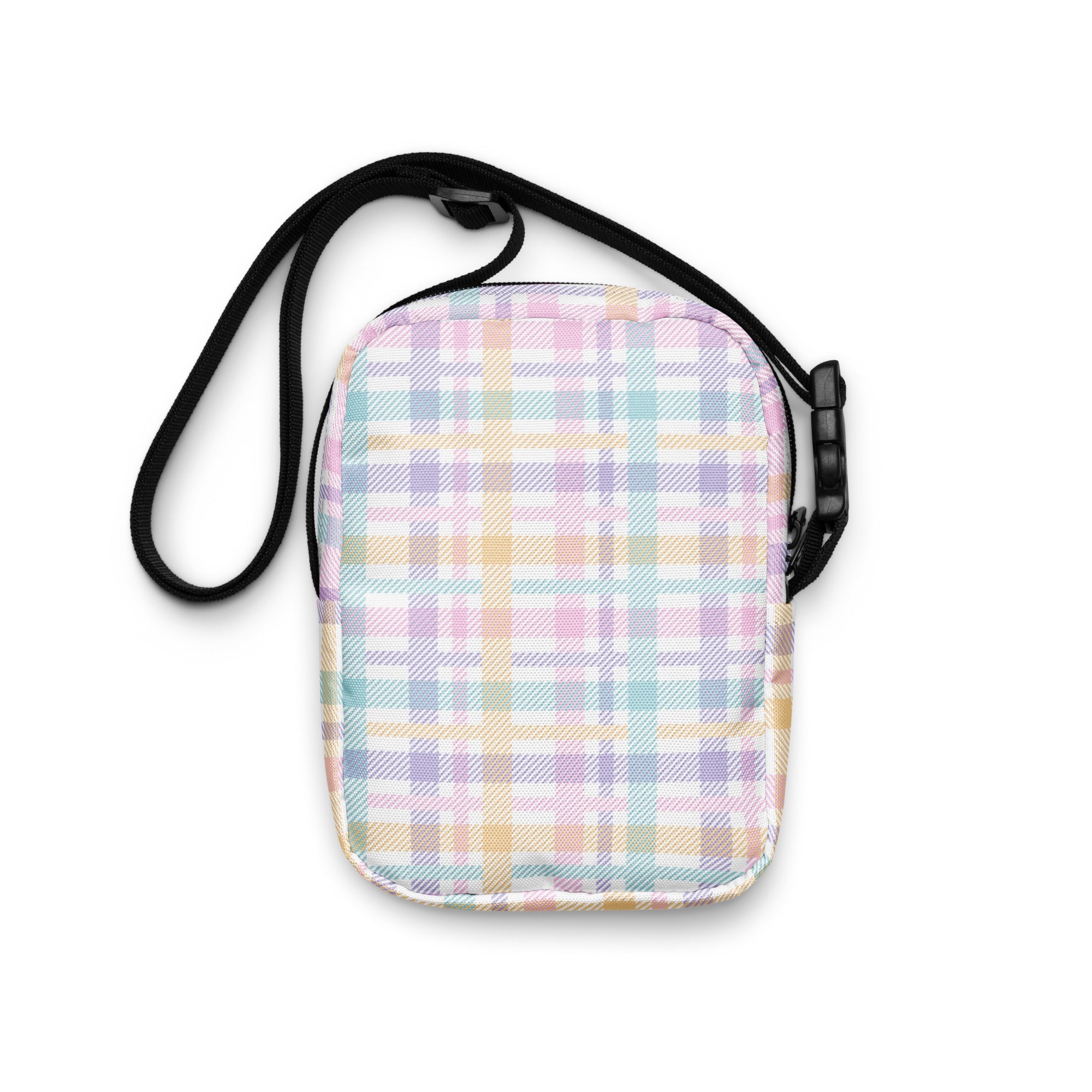 Pastel Plaid Crossbody Bag