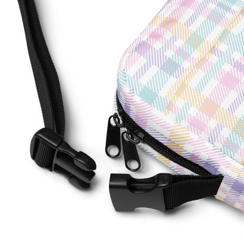 Pastel Plaid Crossbody Bag