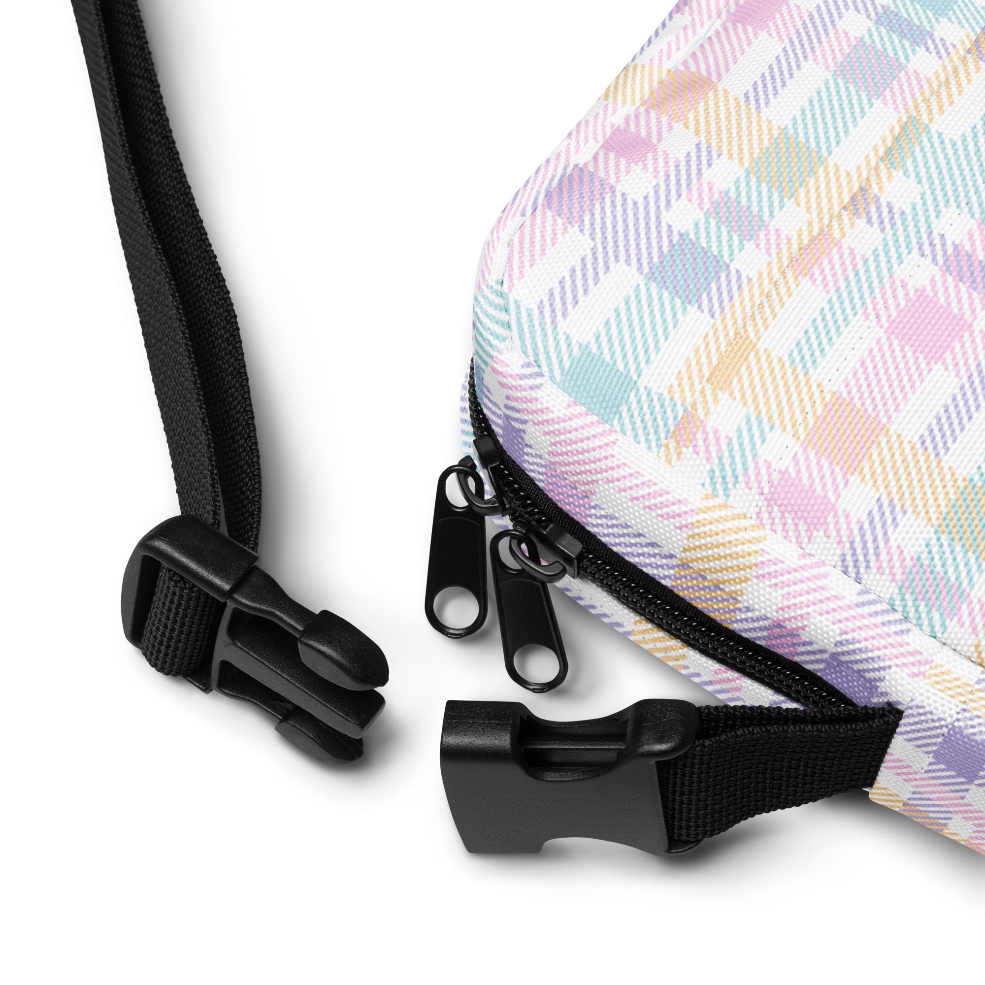 Pastel Plaid Crossbody Bag