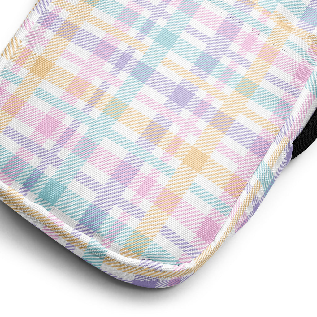 Pastel Plaid Crossbody Bag