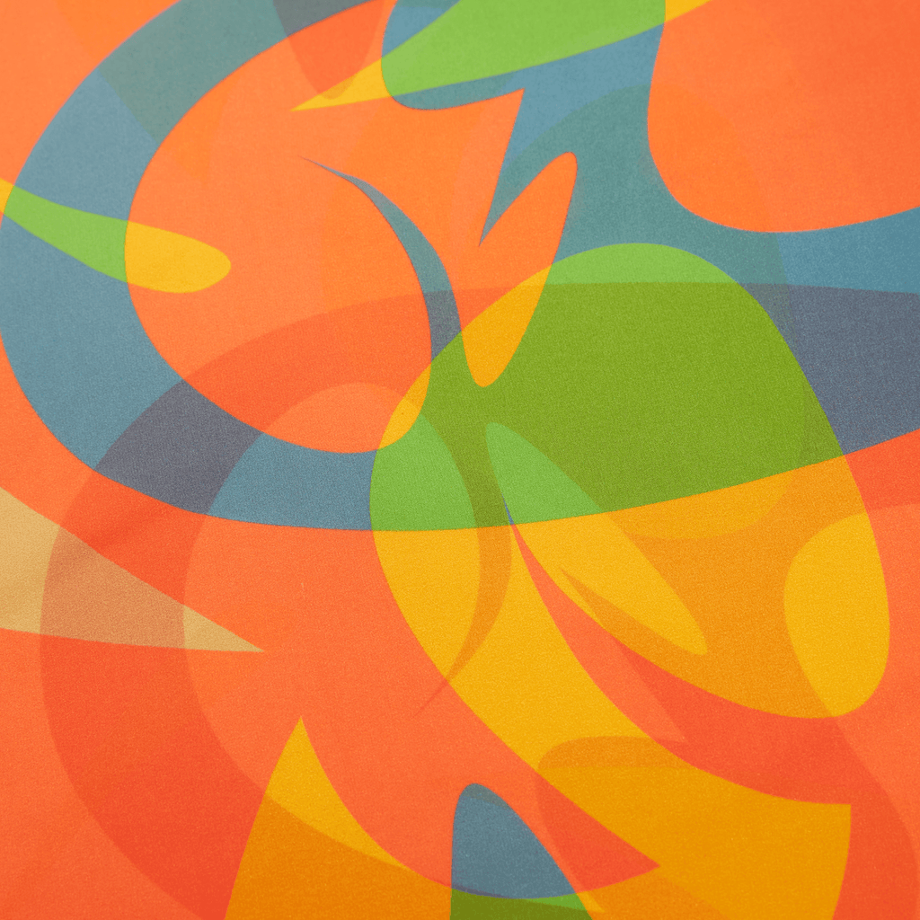Patient Fire | 35" Mulberry SIlk Furoshiki Gift Wrap by Essery Waller