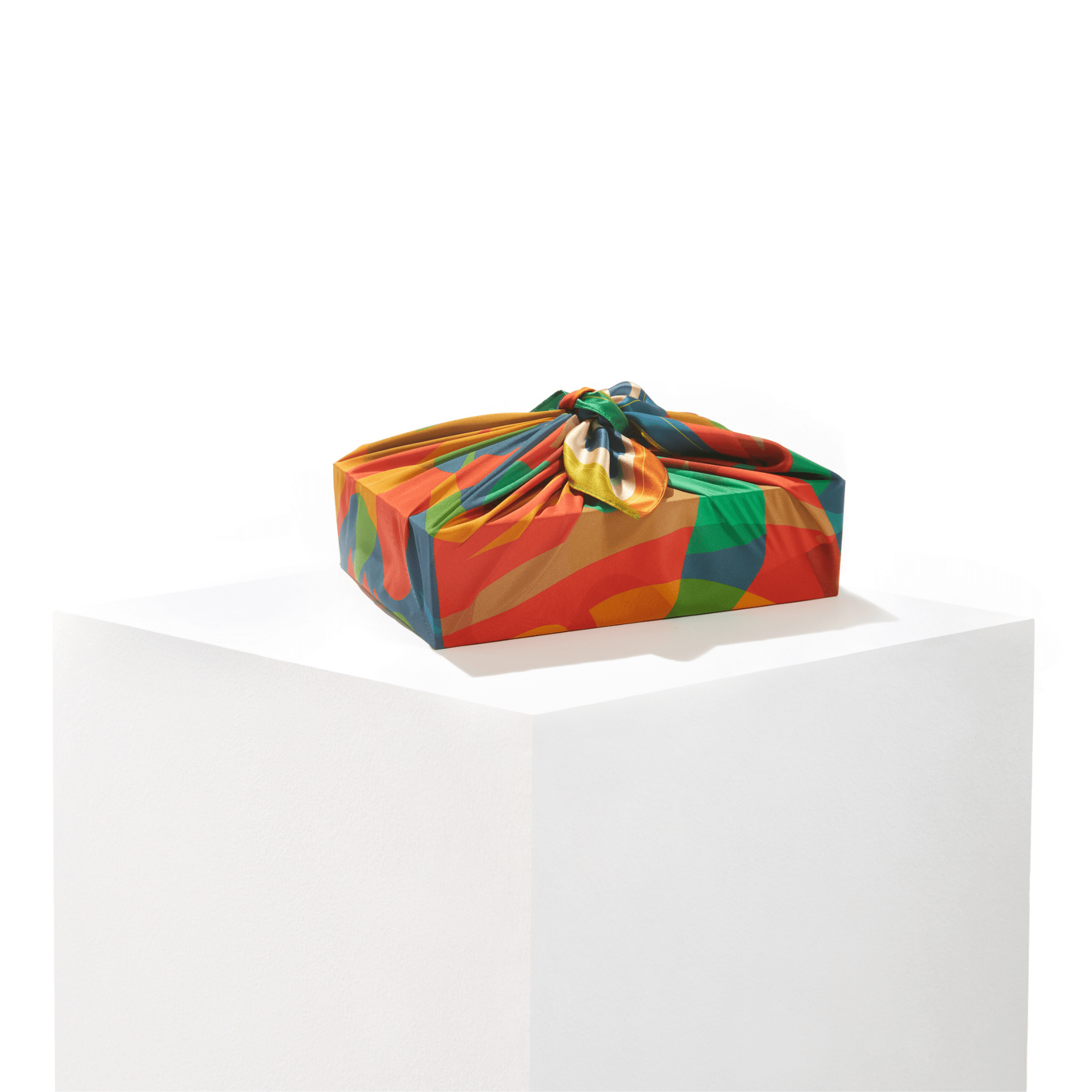 Patient Fire | 35" Mulberry SIlk Furoshiki Gift Wrap by Essery Waller
