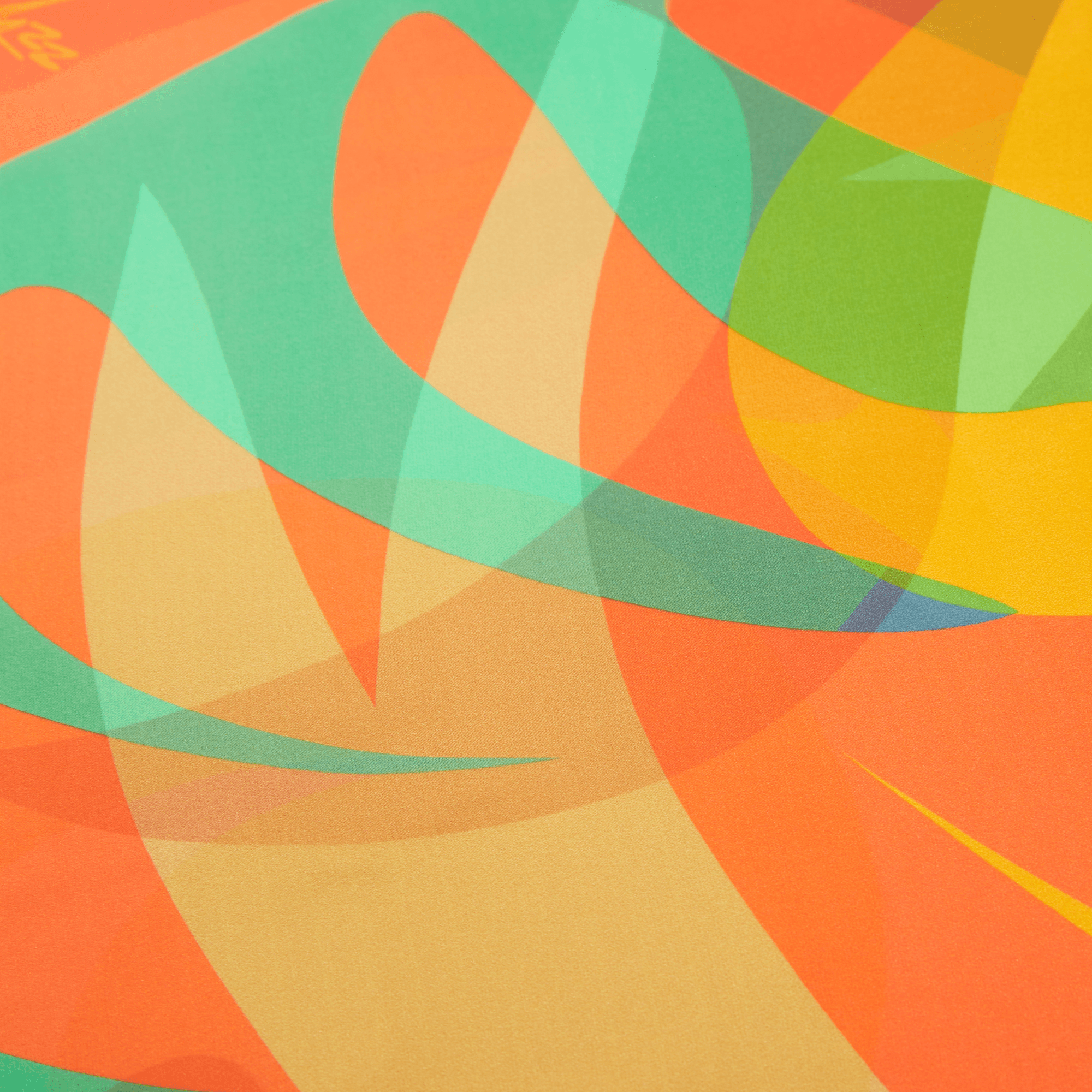Patient Fire | 35" Mulberry SIlk Furoshiki Gift Wrap by Essery Waller