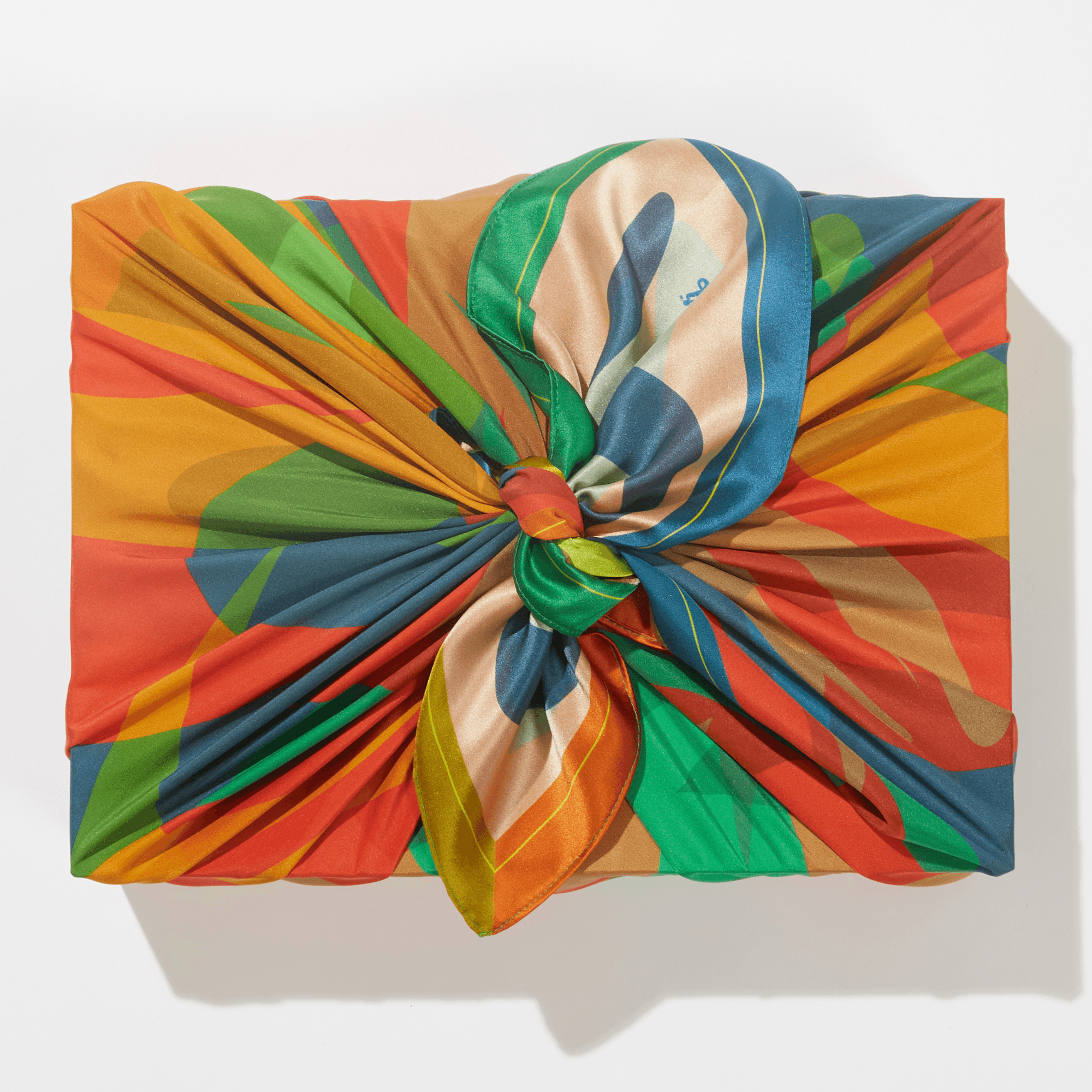 Patient Fire | 35" Mulberry SIlk Furoshiki Gift Wrap by Essery Waller