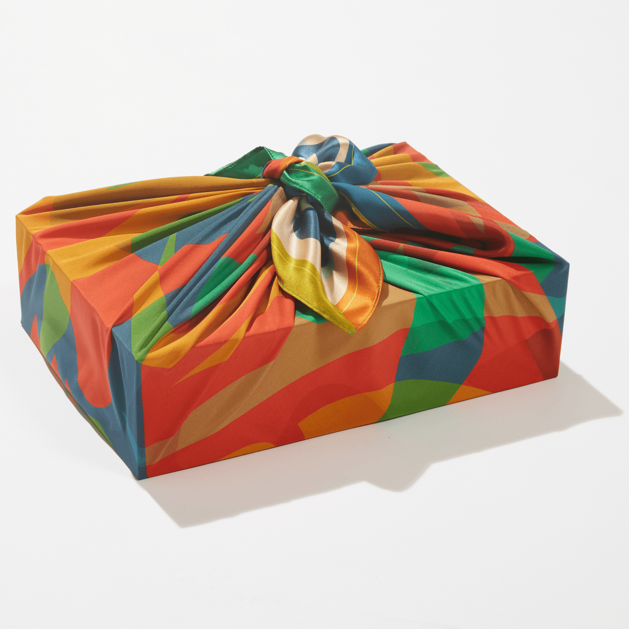 Patient Fire | 35" Mulberry SIlk Furoshiki Gift Wrap by Essery Waller