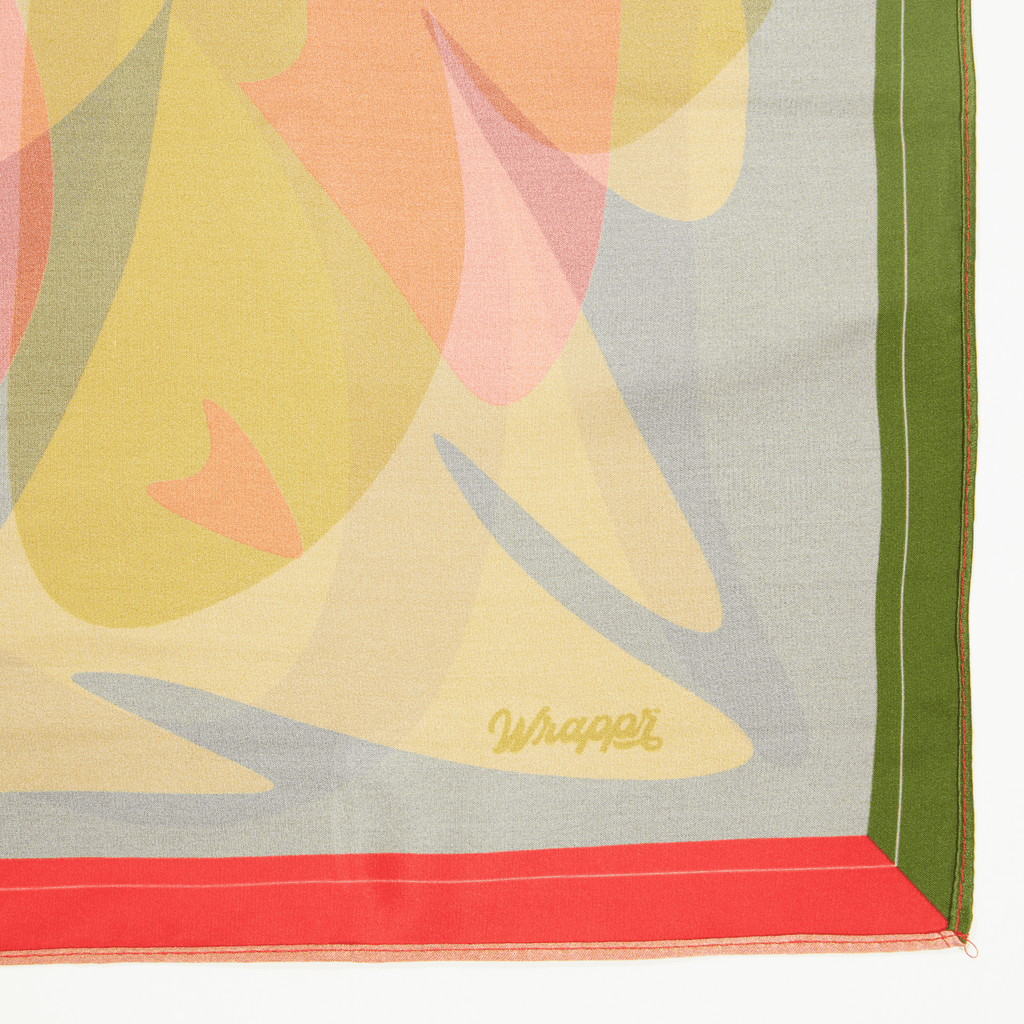 Patient Season | 28" Mulberry Silk Furoshiki Gift Wrap by Essery Waller
