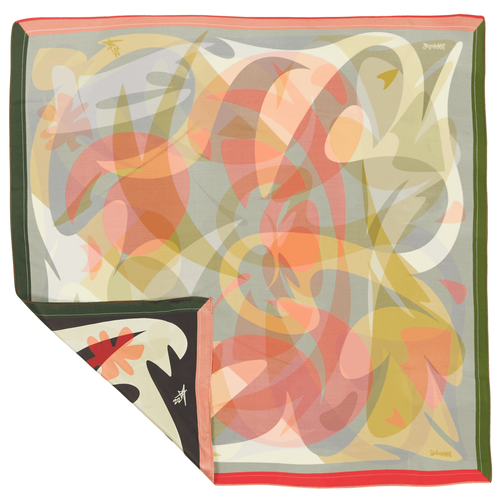 Patient Season | 28" Mulberry Silk Furoshiki Gift Wrap by Essery Waller