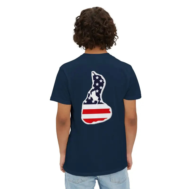 Ocean State Styles Patriotic Pocket T Shirt Dyed Tees