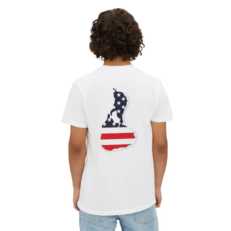 Ocean State Styles Patriotic Pocket T Shirt Dyed Tees