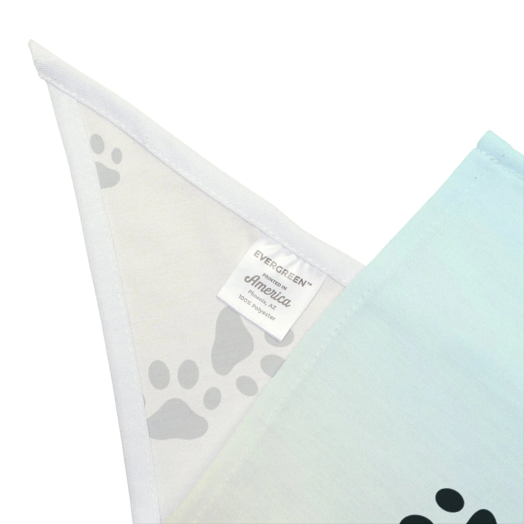 Paw Print Pet Bandana - Stylish Accessory for Dogs & Cats