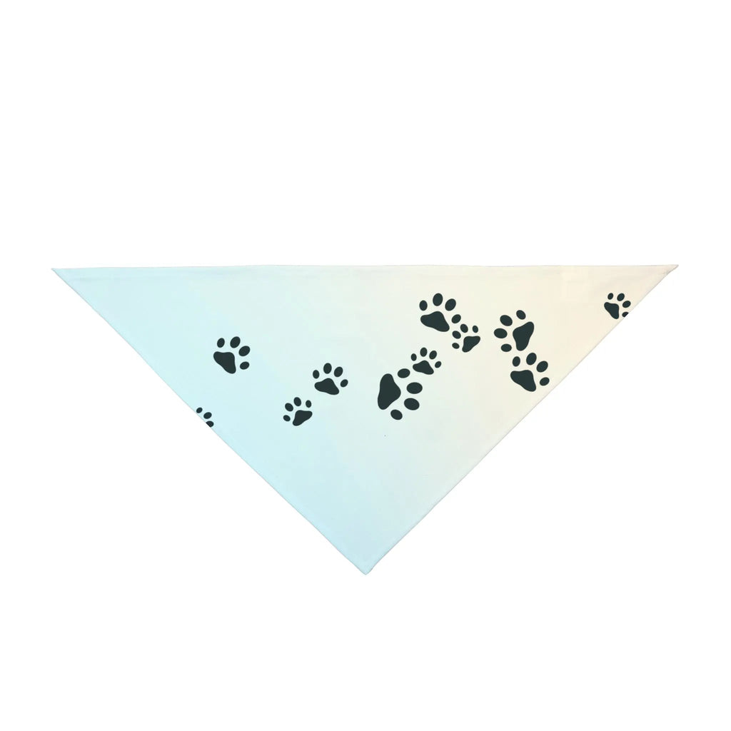 Paw Print Pet Bandana - Stylish Accessory for Dogs & Cats
