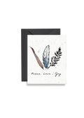 Peace Love Joy Wildflower Seed Paper Card