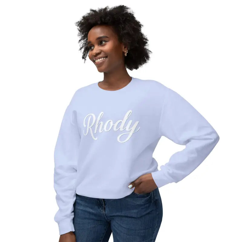 Ocean State Styles Sweater Rhody Script Lightweight